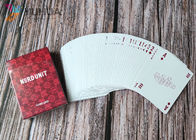 300gsm C2S Paper Custom Made Deck Of Cards Front And Back Logo Added