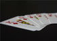 0.3mm Casino Plastic Playing Cards , 63*88mm Matt Finish Plastic Deck of Cards
