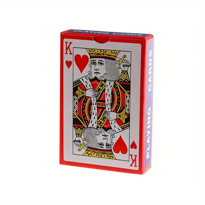 Custom Logo Design Full Colors Printing Advertising Playing Poker Cards With Gift Box For Board Game