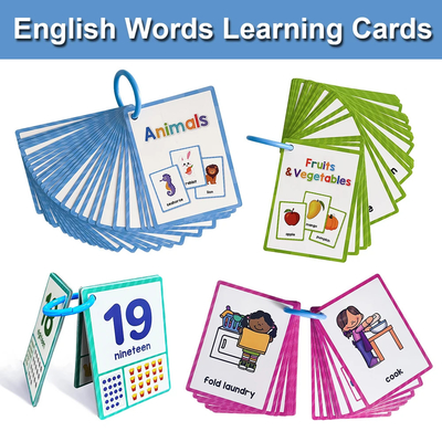 Custom Oem Wholesale Cheap Price Flash card Game Educational Learning Cards for Kids