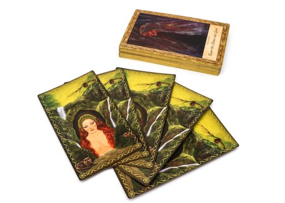 400 Gsm Art Paper Tarot And Oracle Cards With Booklets